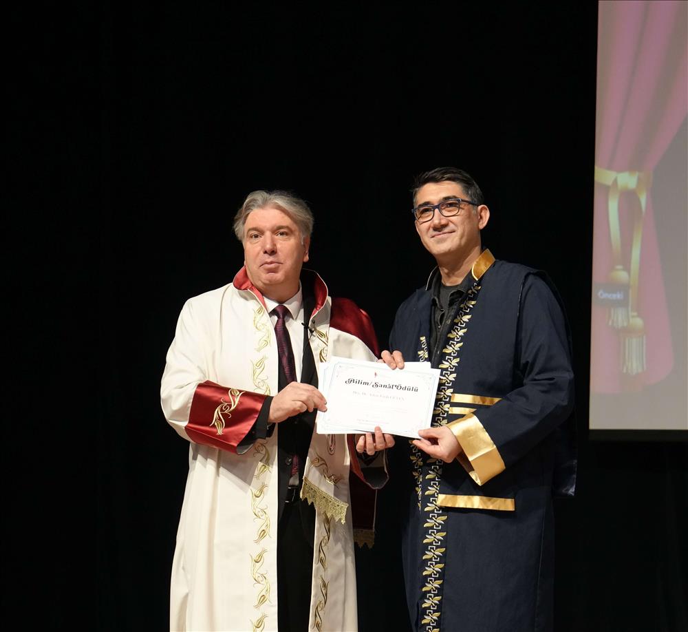 Bölümümüz Öğretim Üyesi Doç. Dr. Aykut Fatih Güven’e "Performans ve Kalite" Ödülü!